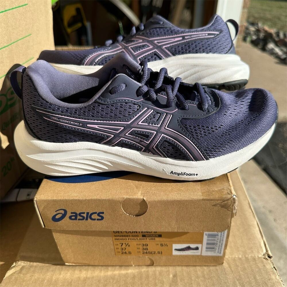 ASICS GEL-Contend 9 Women's Running Shoes Indigo Fog Purple Size 7.5 | EUC